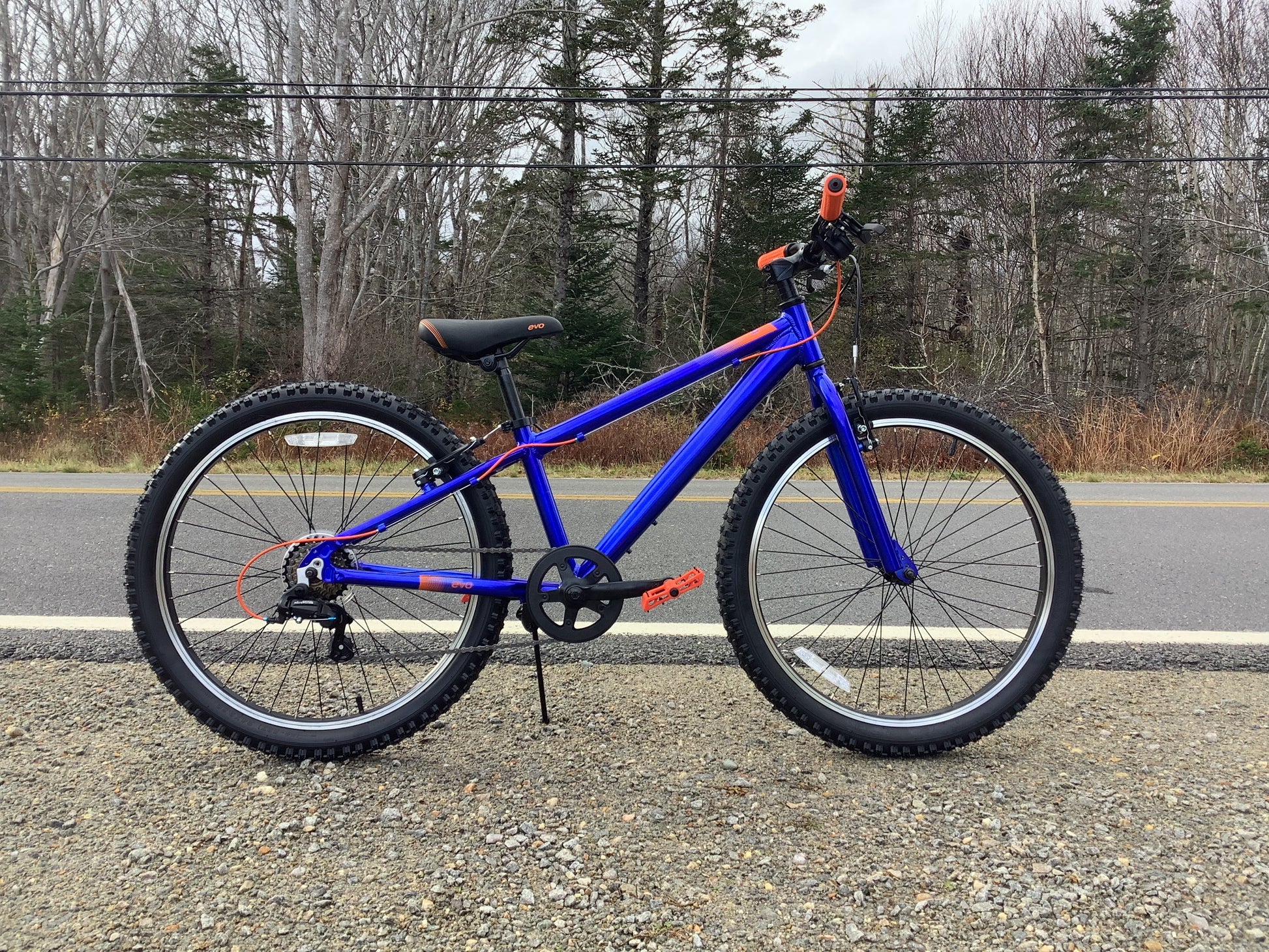 Evo Rock Ridge 24 blue tangerine